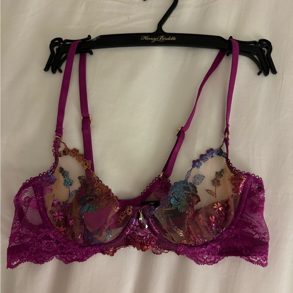 Honey Birdette Whitney Rainbow Bra 32A - Picture 3 of 4
